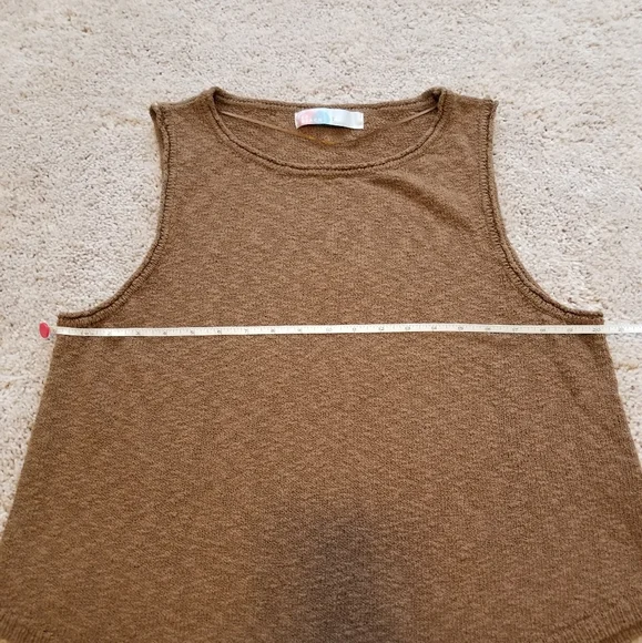 Free People Adelaide Sweater Set Candied Walnut Combo Size L Tank & Pants Set - Picture 8 of 16